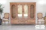 ویترین کلاسیک چوبی مدل مهسا کد ۳ خرید باروس (2)