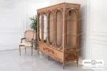 ویترین کلاسیک چوبی مدل مهسا کد ۳ خرید باروس (5)