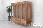 ویترین کلاسیک چوبی مدل مهسا کد ۳ خرید باروس (7)