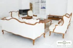 ست آماده تحویل مبل ۷ نفره + ناهار خوری ۸ نفره + جلومبلی عسلی + میز تی وی باروس (3)
