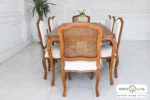 ست آماده تحویل مبل ۷ نفره + ناهار خوری ۸ نفره + جلومبلی عسلی + میز تی وی باروس (6)