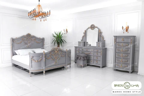 سرویس خواب دو نفره ژینوس کد ۵ مبل باروس (6)