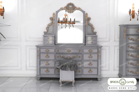 سرویس خواب دو نفره ژینوس کد ۵ مبل باروس (7)