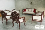 مبل نئوکلاسیک ۹ نفره کاجی و کینگ باروس 1 (10)