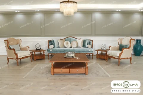 مبل نیم ست ۵ نفره کینگ و رومینا خرید باروس (2)