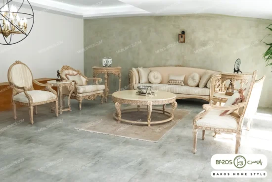 مبل کلاسیک سلطنتی مدل الینا کد ۹ باروس (4)