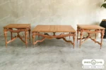 میز جلو مبلی عسلی مصری صفحه چوبی باروس (1)
