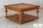 میز جلو مبلی و عسلی حصیری کاجی کد ۸ باروس11 (1)