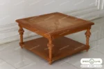 میز جلو مبلی و عسلی حصیری کاجی کد ۸ باروس11 (2)