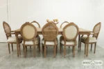میز ناهار خوری چوبی کاجی کد ۳۰ باروس0123 (3)