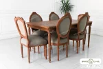 میز ناهار خوری چوبی کاجی کد ۳۱ خرید باروس 14 (2)