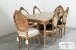 میز ناهار خوری چوبی کاجی کد ۳۲ باروس (7)