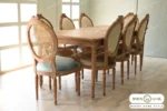 میز ناهار خوری چوبی کاجی کد ۳۴ باروس (3)