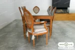 میز ناهار خوری چوبی کاجی کد ۳۵ باروس (2)