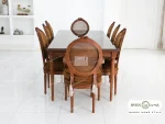 میز ناهار خوری چوبی کاجی کد ۳۵ میز غذاخوری باروس (12)