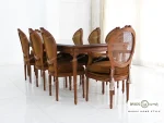 میز ناهار خوری چوبی کاجی کد ۳۵ میز غذاخوری باروس (13)