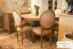 میز ناهار خوری گرد فرشته کیا مبل باروس 4949 (2)