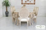 میز ناهارخوری کلاسیک و چوبی جدید الینا کد ۸ باروس0 (2)
