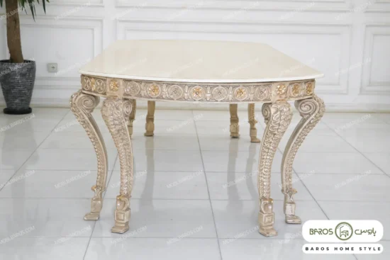 میز ناهارخوری کلاسیک و چوبی جدید الینا کد ۸ باروس0 (5)