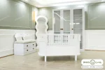 تخت خواب بچه گانه و سیسمونی نوزاد فاطمه حسینی تولیدی باروس (1)