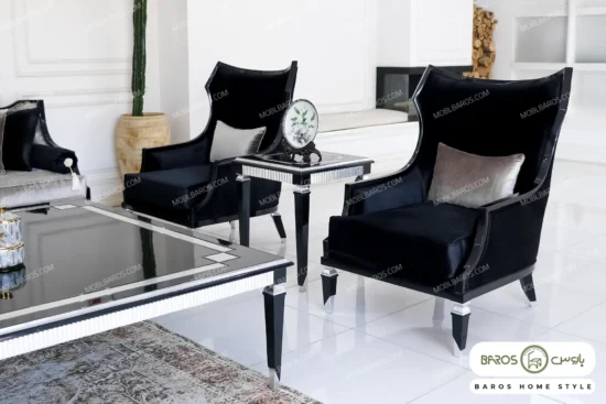 جدیدترین مدل مبل نئوکلاسیک سیلور باروس (6)