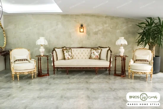 ست مبلمان جدید و منبتی اولگا مبل باروس ۴۹۴۹۲ (2)