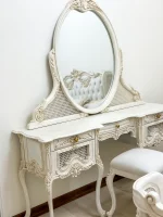 سرویس خواب دو نفره چوبی مبینا (خونه) باروس (3)