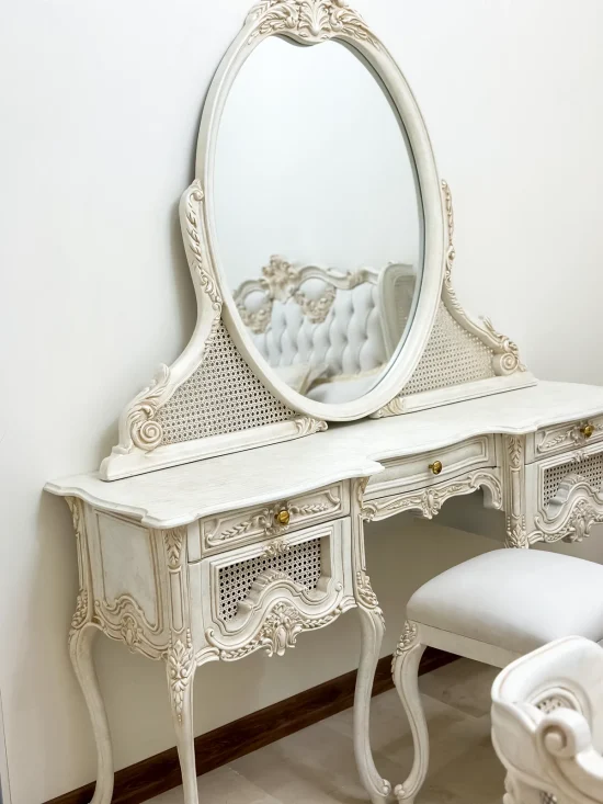 سرویس خواب دو نفره چوبی مبینا (خونه) باروس (3)