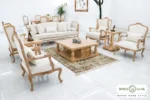 سرویس مبلمان آماده تحویل روتی مبل ۷ نفره + ناهار خوری ۶ نفره + جلومبلی عسلی باروس (1)