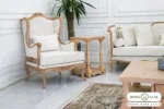 سرویس مبلمان آماده تحویل روتی مبل ۷ نفره + ناهار خوری ۶ نفره + جلومبلی عسلی باروس (22)