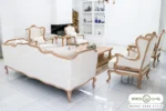 سرویس مبلمان آماده تحویل روتی مبل ۷ نفره + ناهار خوری ۶ نفره + جلومبلی عسلی باروس (4)