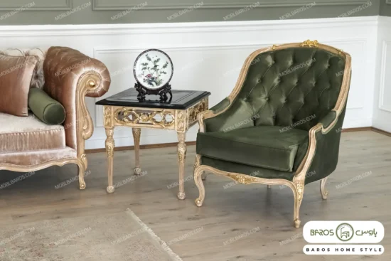 مبل نیم ست ۵ نفره نیکا و المیرا باروس (10)