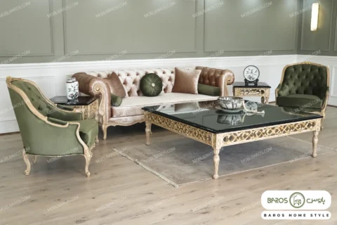 مبل نیم ست ۵ نفره نیکا و المیرا باروس (9)
