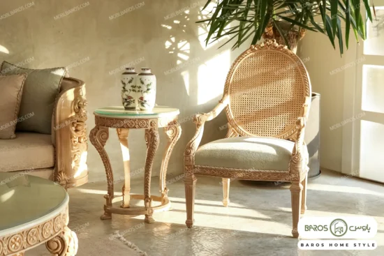 مبل چوبی طرح جدید مدل الینا کد ۱۱ تولیدی باروس (10)