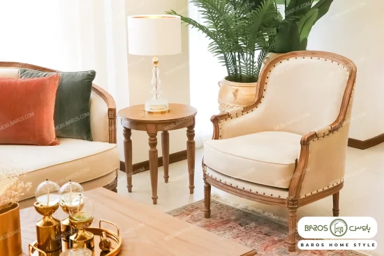 مبل ۵ نفره نئوکلاسیک مرجان کیا (خونه) باروس (1)