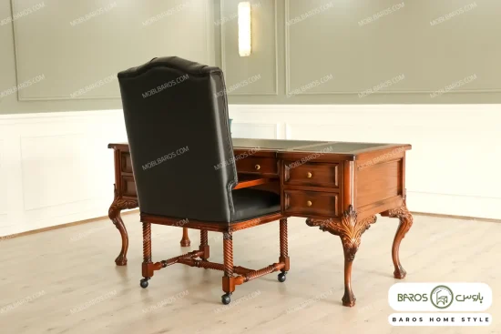 میز اداری مدیریتی کلاسیک مدل شارلوت کد 2 مبل باروس (2)