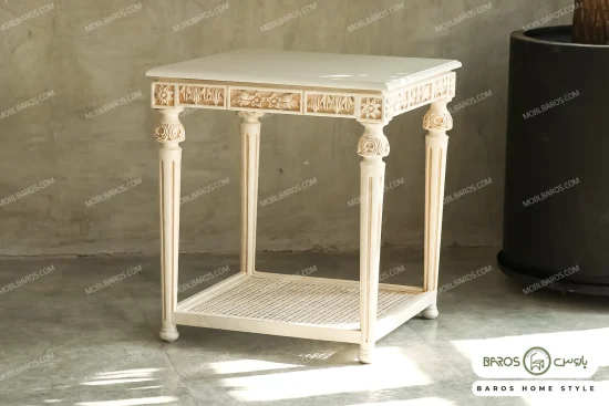 میز جلو مبلی و عسلی حصیری کاجی مبینا مبل باروس (3)