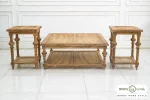 میز جلو مبلی و عسلی حصیری کاجی کد ۹ باروس تولیدی (1)