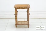 میز جلو مبلی و عسلی حصیری کاجی کد ۹ باروس تولیدی (2)