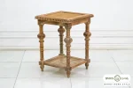 میز جلو مبلی و عسلی حصیری کاجی کد ۹ باروس تولیدی (3)