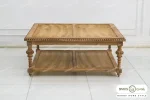 میز جلو مبلی و عسلی حصیری کاجی کد ۹ باروس تولیدی (4)