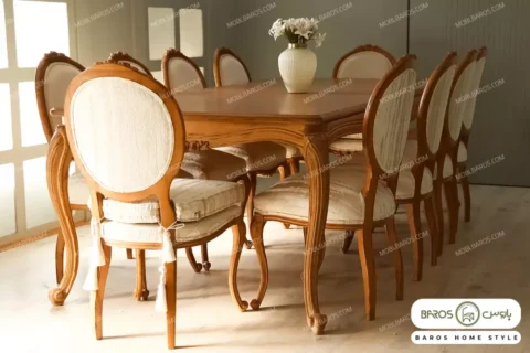 میز ناهار خوری لورنزو تایپ D کد ۴ باروس (13)