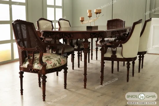 میز ناهار خوری منبتی اولگا (3)