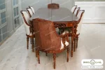 میز ناهار خوری منبتی اولگا مبل باروس ۵۹۴۵۹۳ (3)