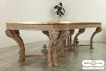 میز ناهارخوری کلاسیک و چوبی جدید آرتمیس باروس (1)