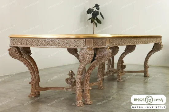 میز ناهارخوری کلاسیک و چوبی جدید آرتمیس باروس (1)