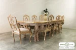 میز ناهارخوری کلاسیک و چوبی جدید آرتمیس باروس (7)