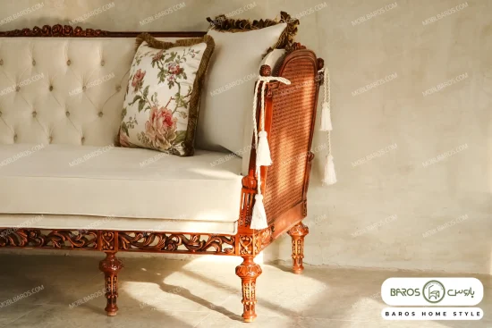 کاناپه منبتی حصیری جدید اولگا مبل باروس ۴۳۲ (1)
