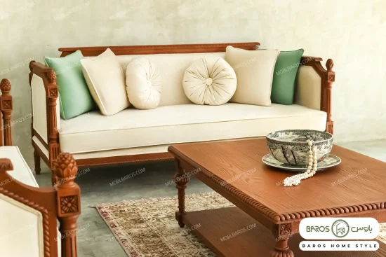 ست مبلمان ۸ نفره کاجی و روما باروس (4)