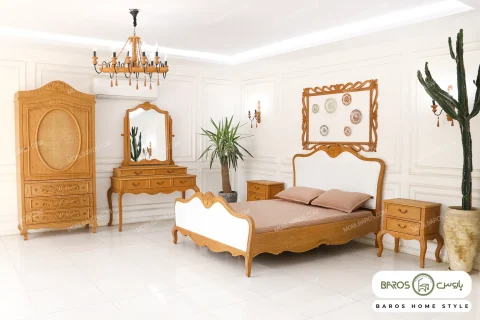 سرویس خواب دو نفره راشل + کمد مونیکا باروس (7)